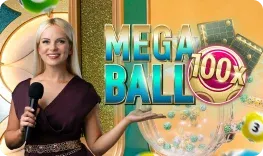 Mega Ball játék a Sierra Casinóban